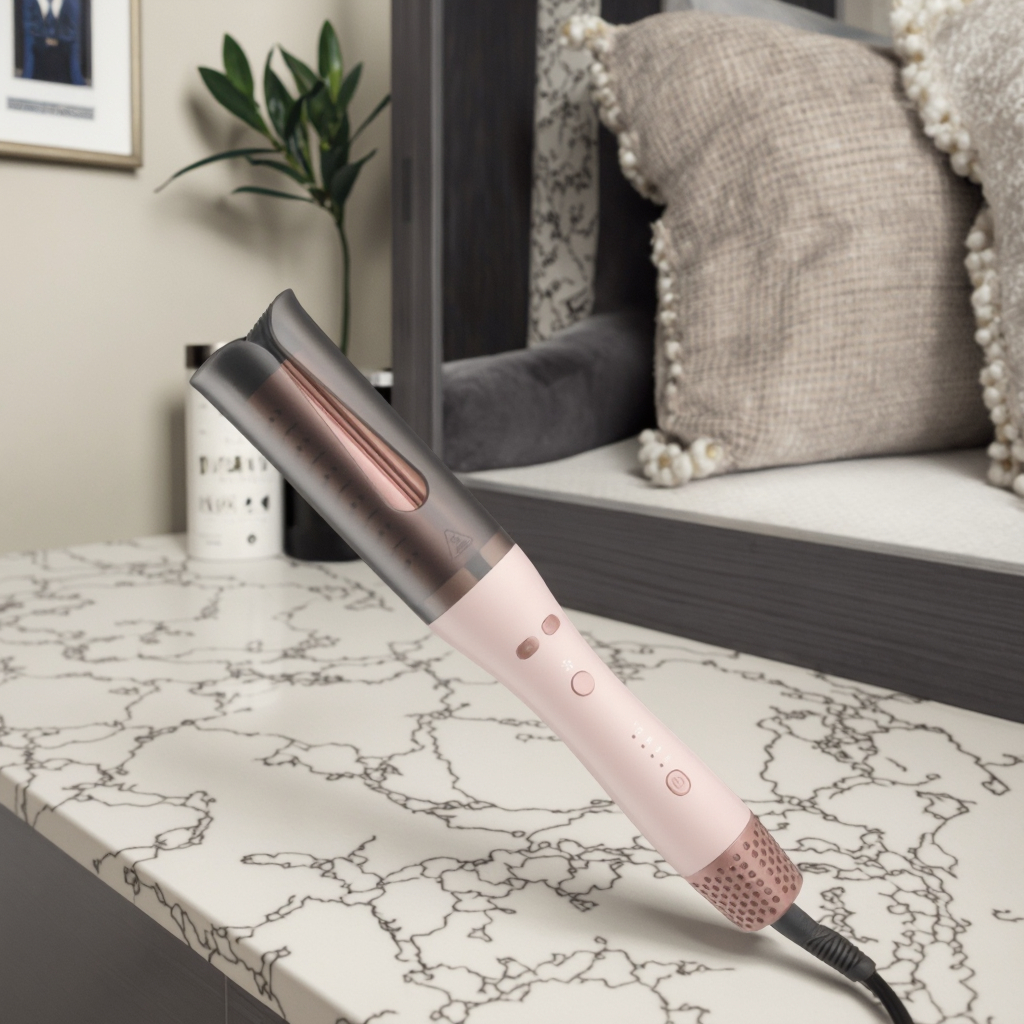 2025 Meinuo Simple Easy-to-Use Professional Ceramic Electric PTC LED Digital Display Automatic Hair Curler Cool Air Household