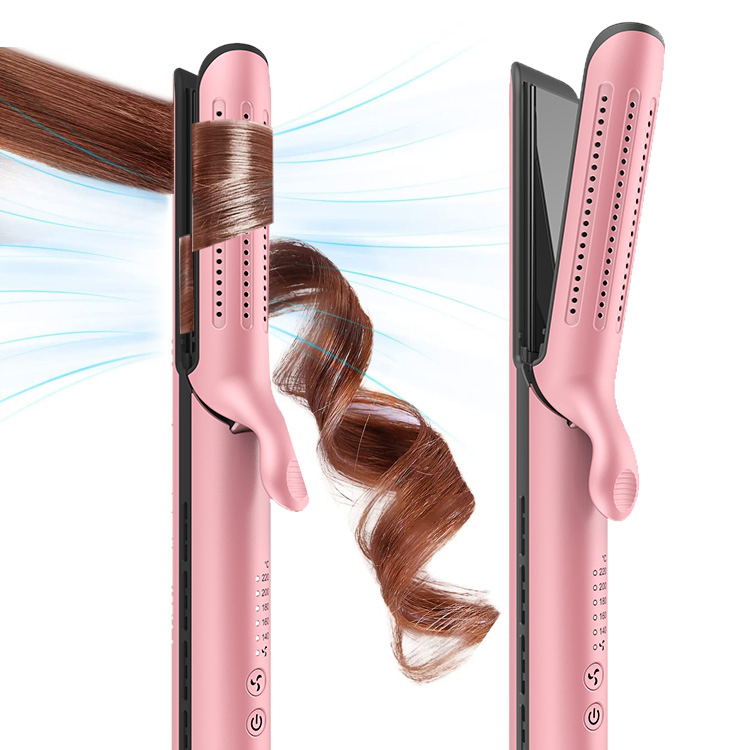 Bidisco Wholesale 2 in 1 Professional Flat Iron and Curler Hair Tools