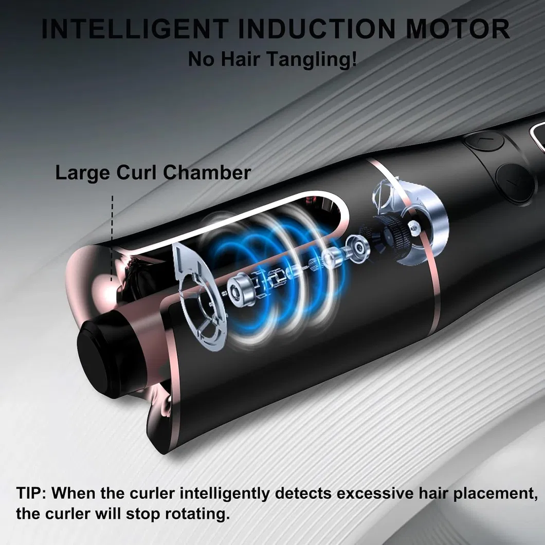 Ceramic Ionic Automatic Hair Curling Iron Anti-Stuck Auto Rotating Curling Wand Hair Curler
