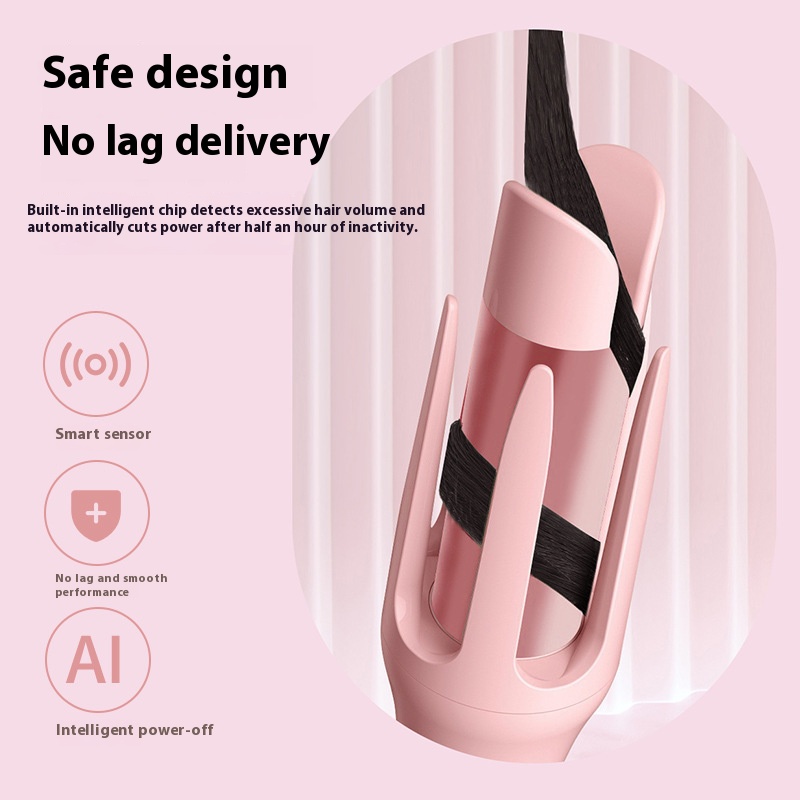 Smart Multi-Curl Styler - 3-Second Fast Heating Auto-Rotating Curling Iron for Salon Volume &amp; Spiral Curls at Home