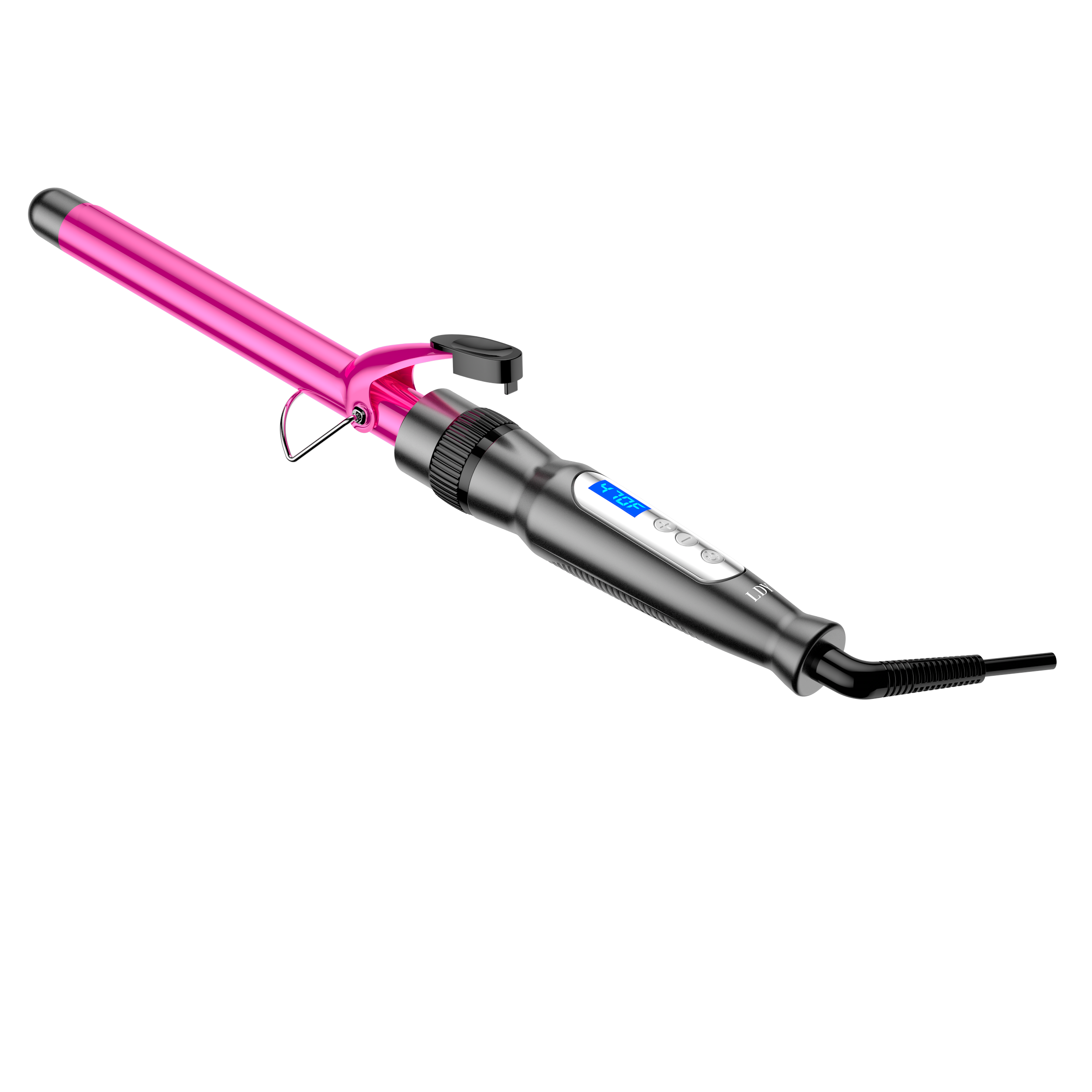 AnnWu New Professional Salon Hair Straightener Comb 3 in 1 Curl Waver Wand Curling Iron Triple Rotating 3 Barrel Hair Curler