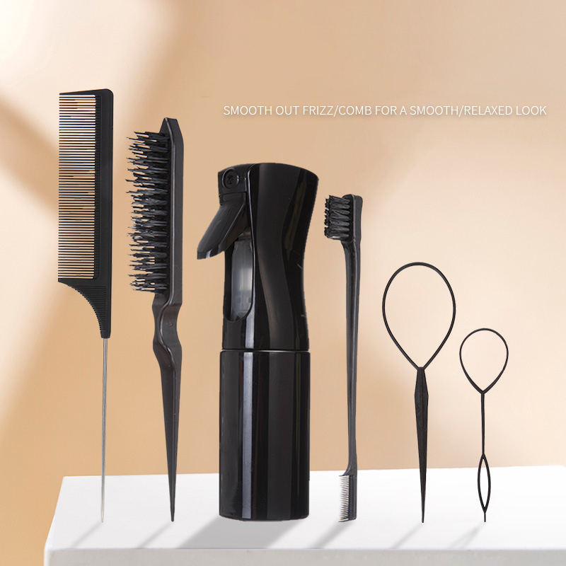 Styling Double Side Brush Comb Edge Control Edge Control Hair Comb Edges Hair Brush Hair Styling Tool Set