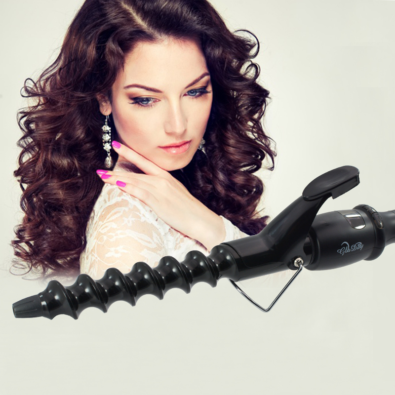 Spiral Hair Curler Detail View