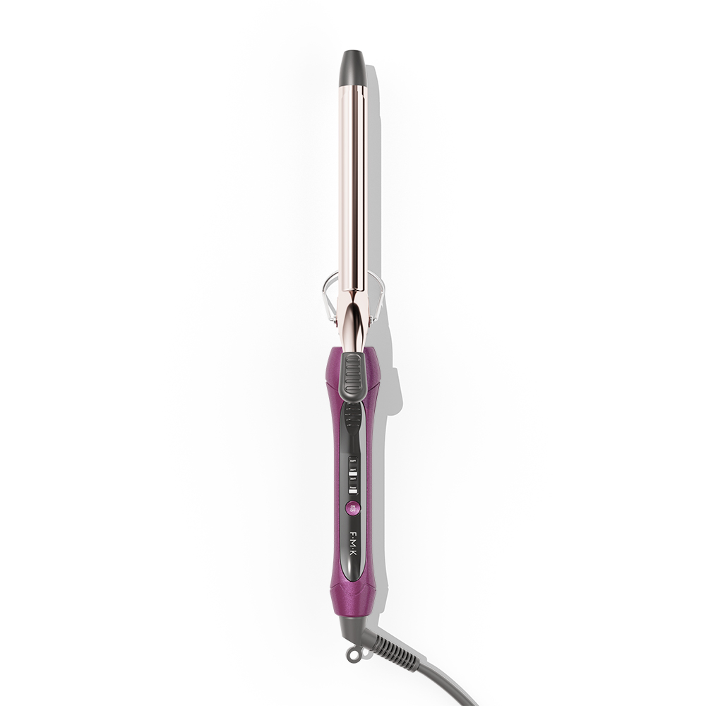 FMK Professional Digital Display Hair Curling Iron Privated Label Nano Titanium 19MM/25MM/32MM Curling Wand Clip Electric Power
