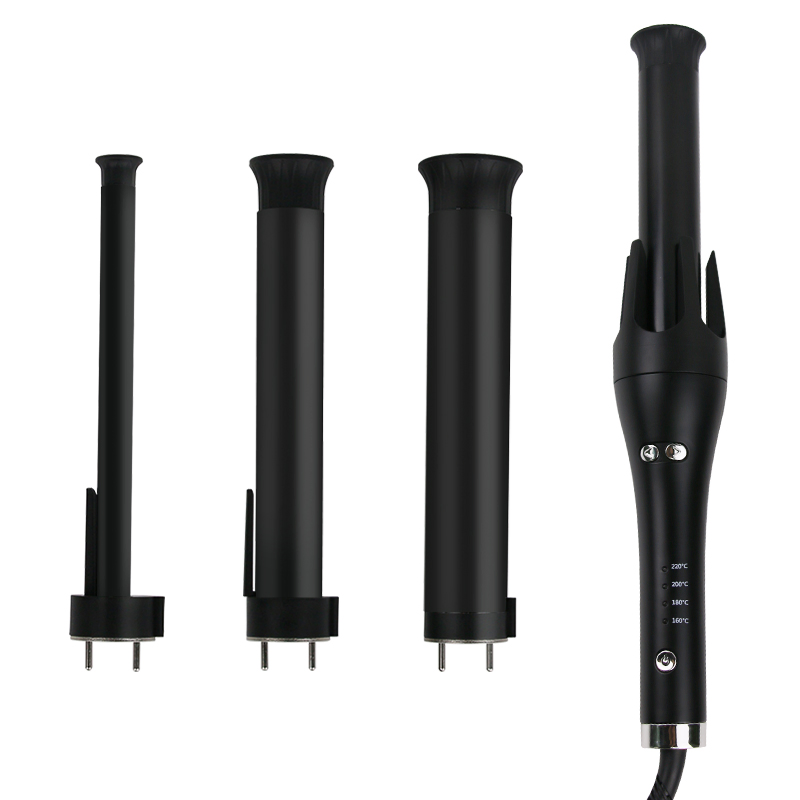 Smart Salon Beauty Equipment Hair Styler Straightener Senor Ionic Ceramic Barrel Hair Curler Automatic Rotating Curling Iron