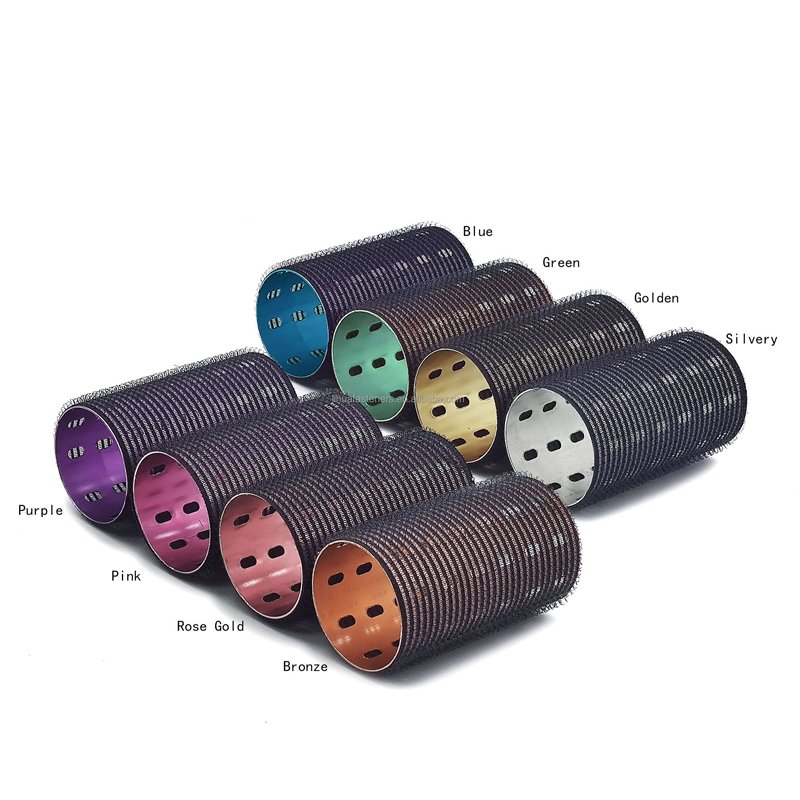 Factory Thermal Hair Curler Roller Set Aluminum Core Self Grip Hair Styling Tool for Hair Heat Resistance Custom Size Logo
