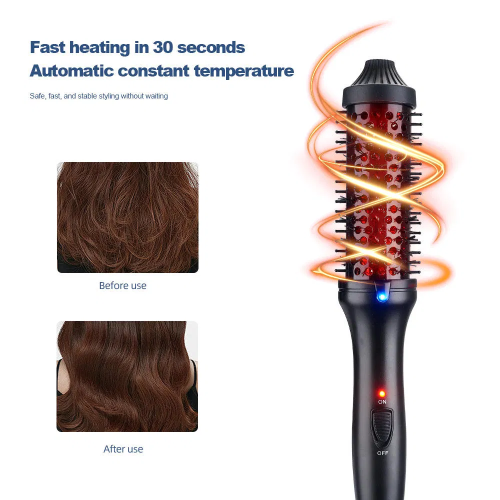 Save Multifunctional LED Temperature Infrared Electric Comb PTC Heater for Straight Fluffy Hair Styles for Household Curling Irons