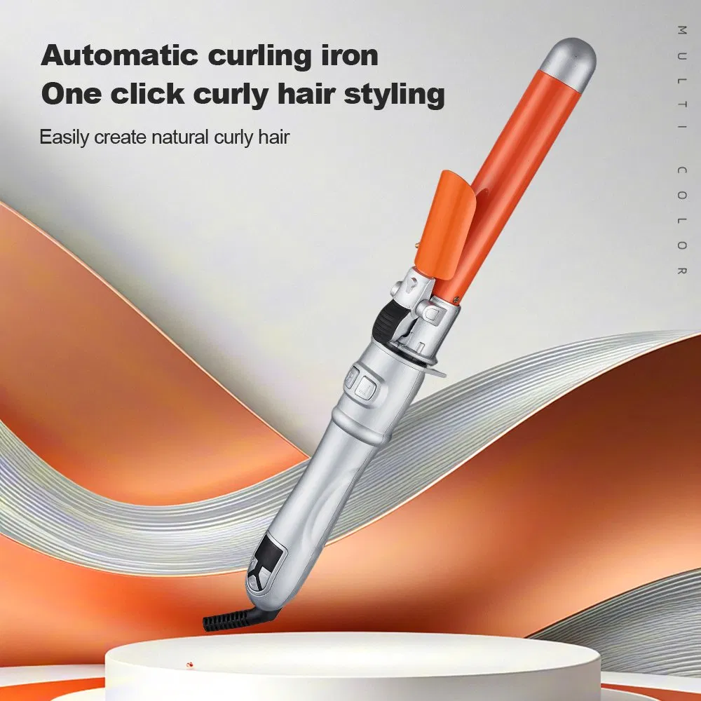 Professional Ionic Titanium Automatic Curling Iron with Multi-Function Styling and LCD Temperature Display