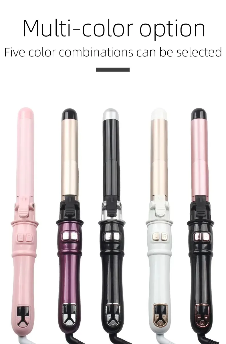 Rotary Electric Hair Curling Stick Automatic Hair Curler Large Wave Hair Curler