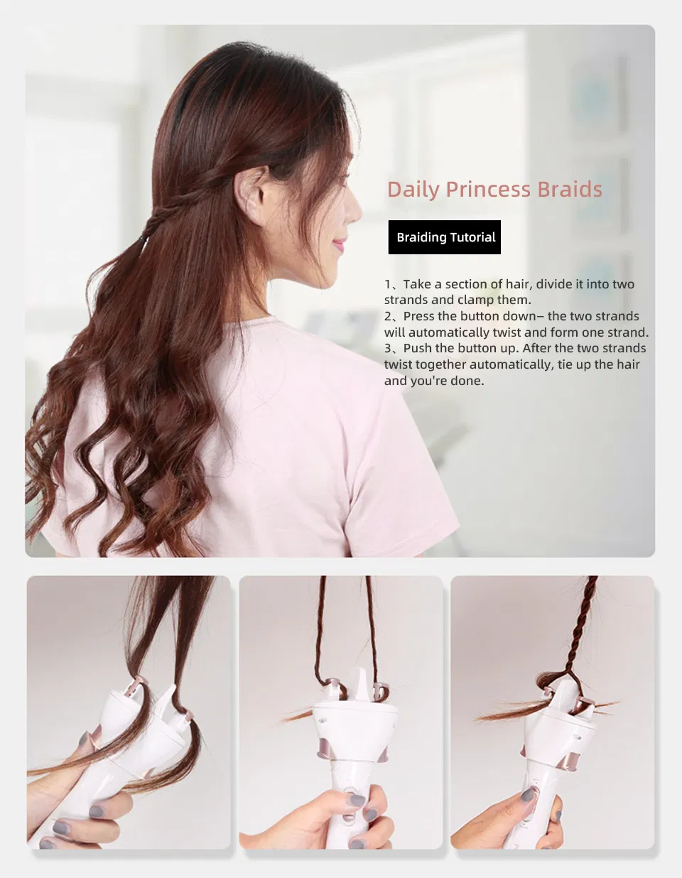 Hair Styling Tools Automatic Smart Hair Curler Braider