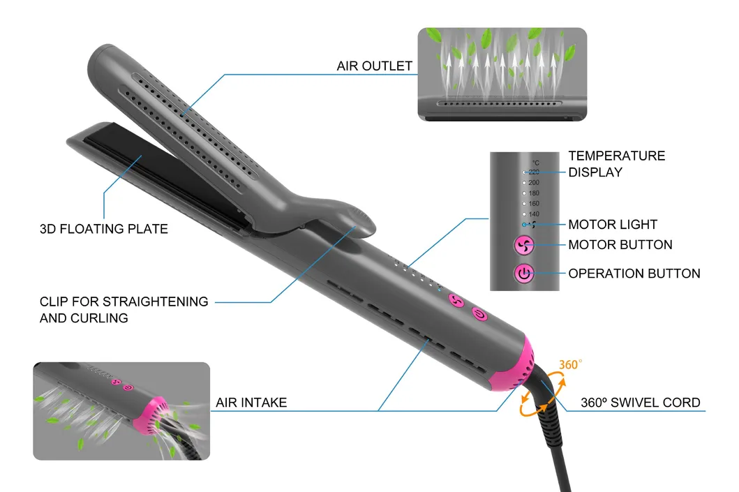Hair curling iron application