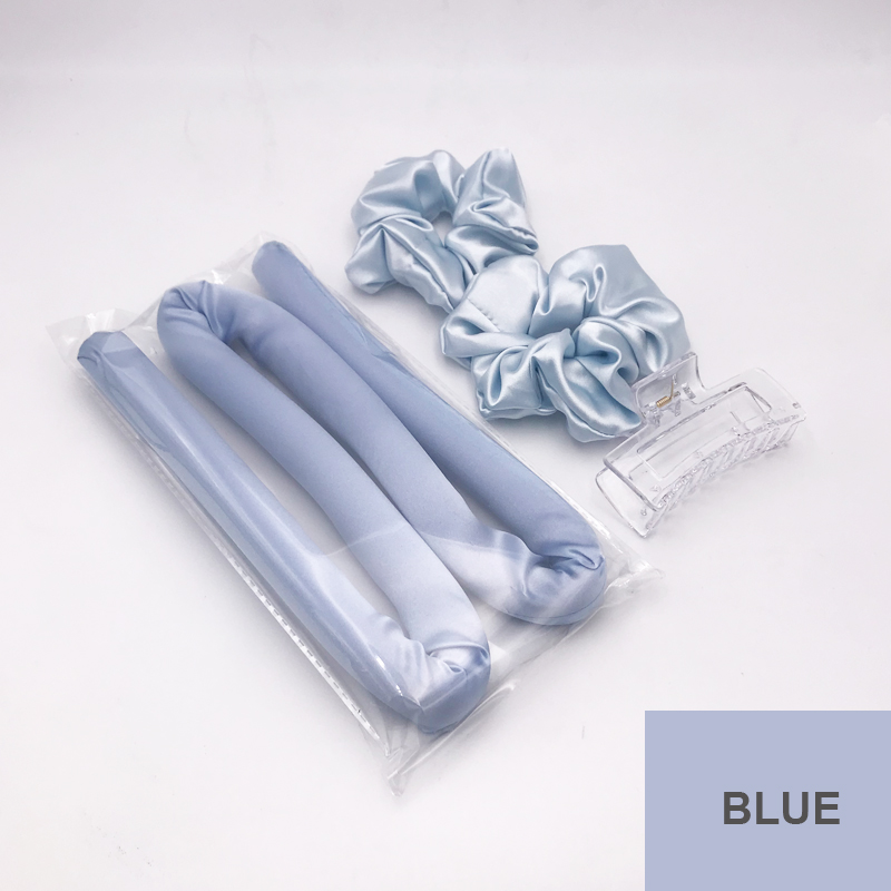 Heatless hair roller style 5