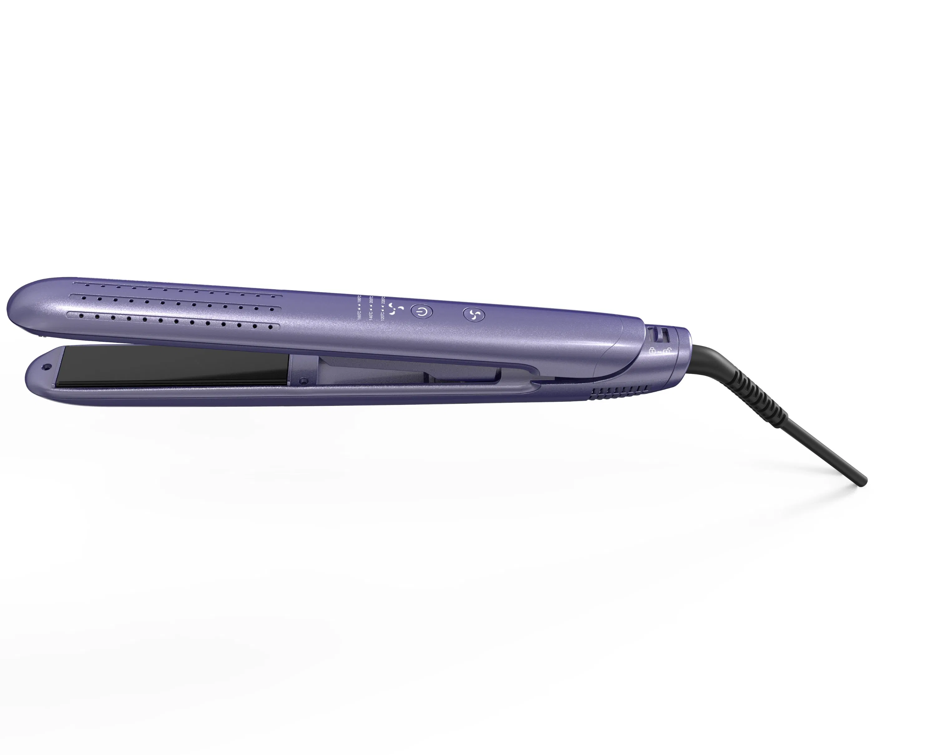 Bidisco Wholesale Price 2 in 1 Straightener and Curler Cool Air Ceramic Hair Styling Tools Flat Iron Hair Curling Iron