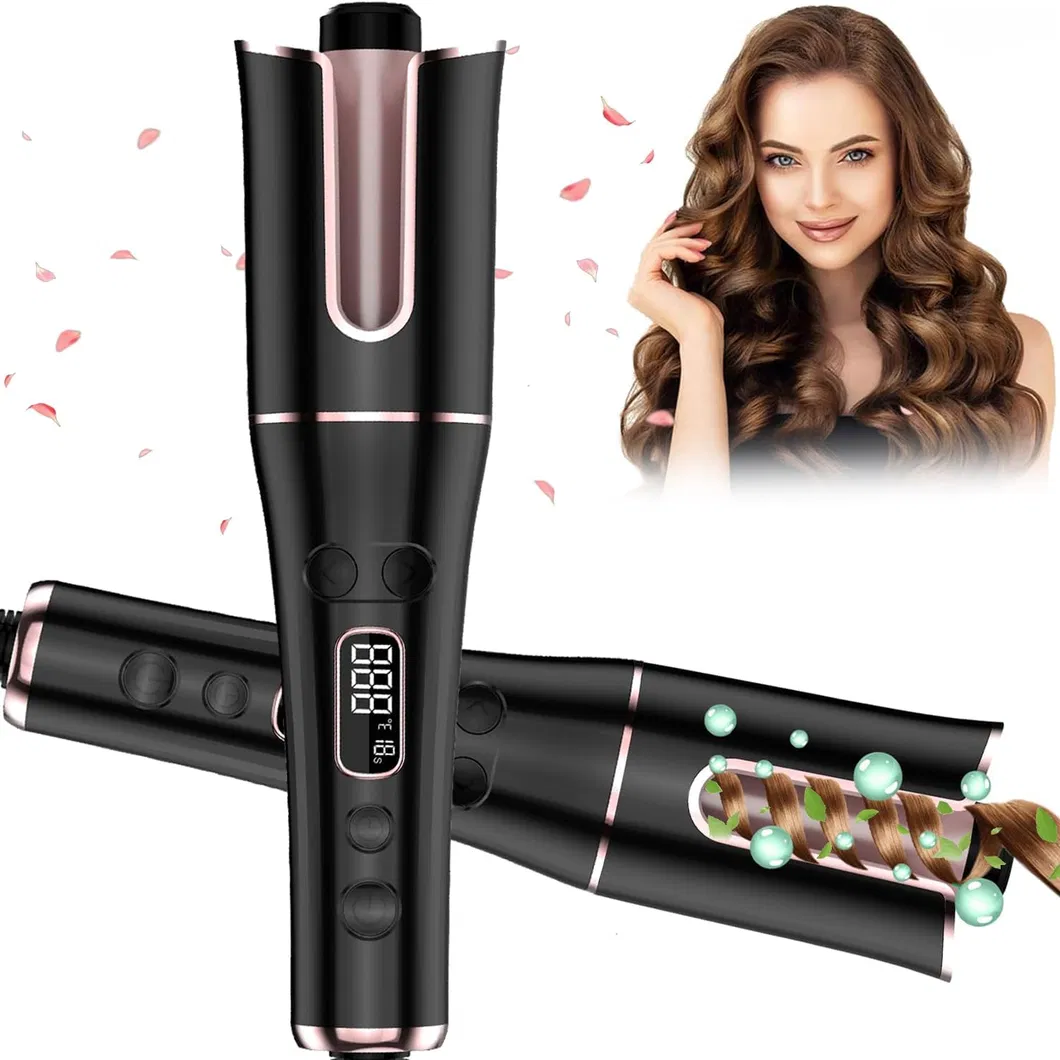 Ceramic Ionic Automatic Hair Curling Iron Anti-Stuck Auto Rotating Curling Wand Hair Curler