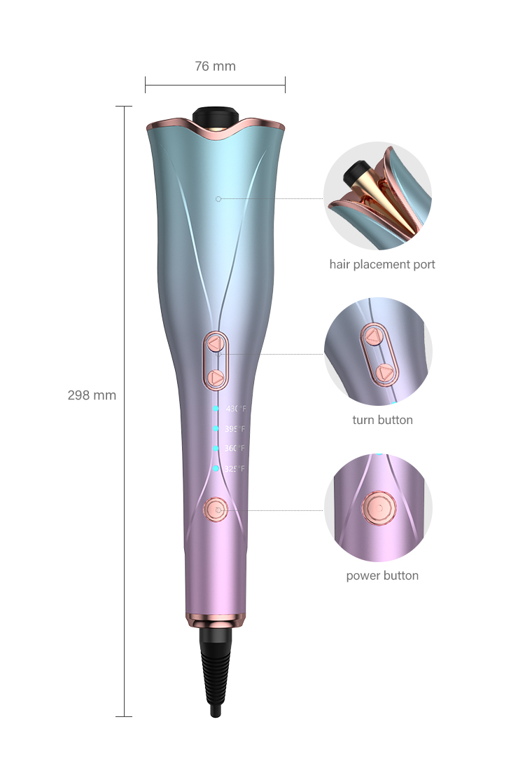 Automatic Hair Curler Display 3