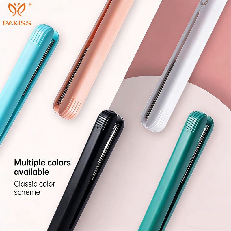 Pakiss 2 in 1 Hair Straightener and Curler, Mini Travel Curling Iron for Women