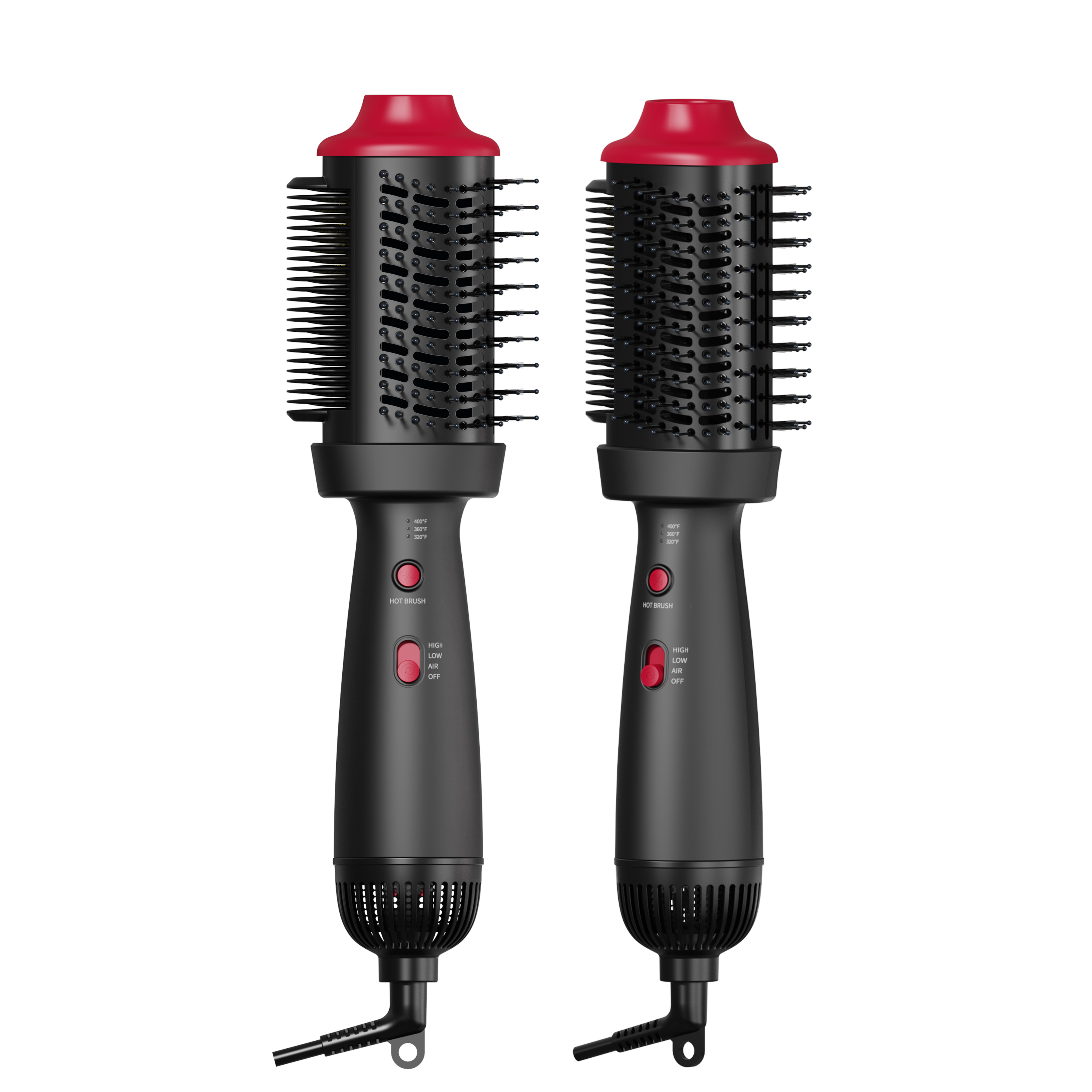 Electric Automatic Ceramic Steam Curlers 1.5 Simultaneous Drying Straightening 3 Temperature Settings Wet/Dry Dual Use High
