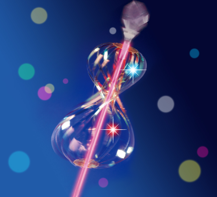 Large Plastic Unlit Rainbow Stick Magic Rotating Bubble Wand Bubble Flower