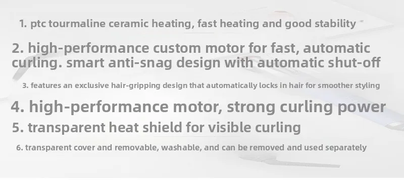 Intelligent Automatic Curling Iron One-Button Automatic Curling Portable Curling Iron. Professional Lonic Titanium Automatic Curling Lron