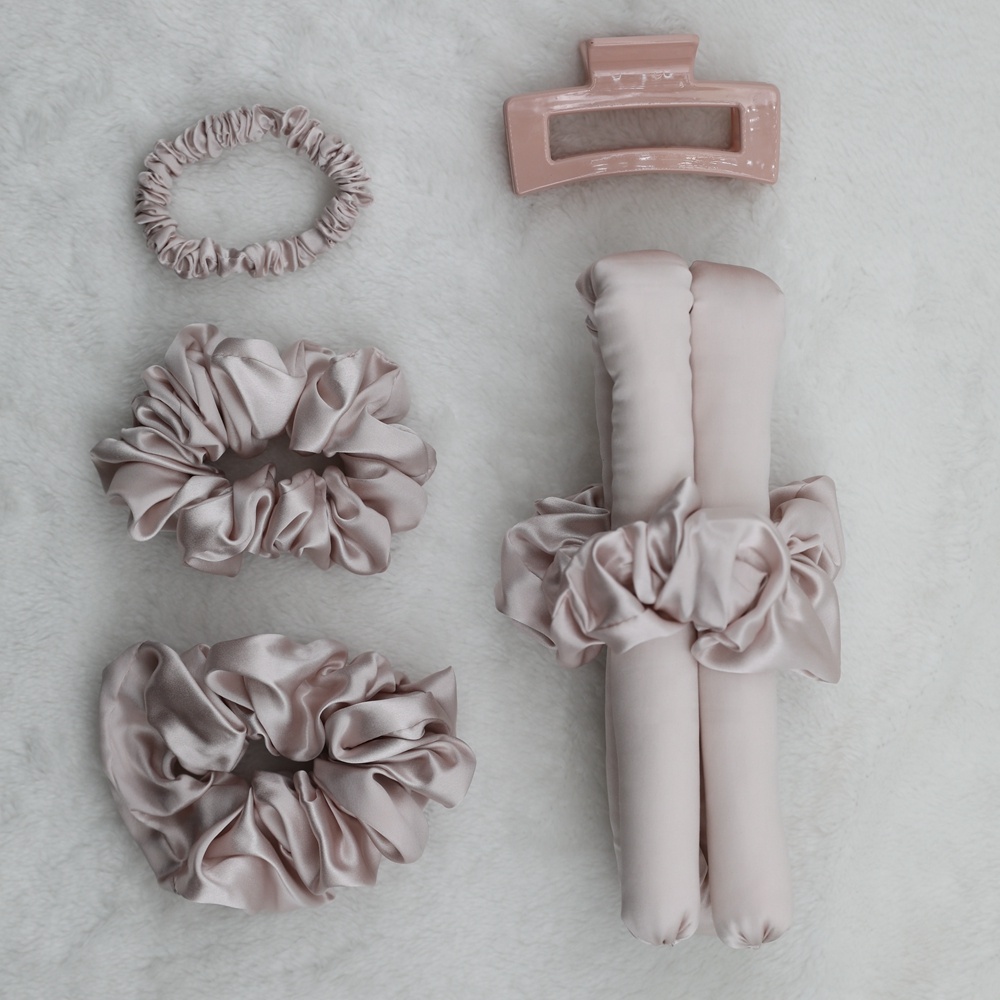 Heatless Hair Curls Details 5