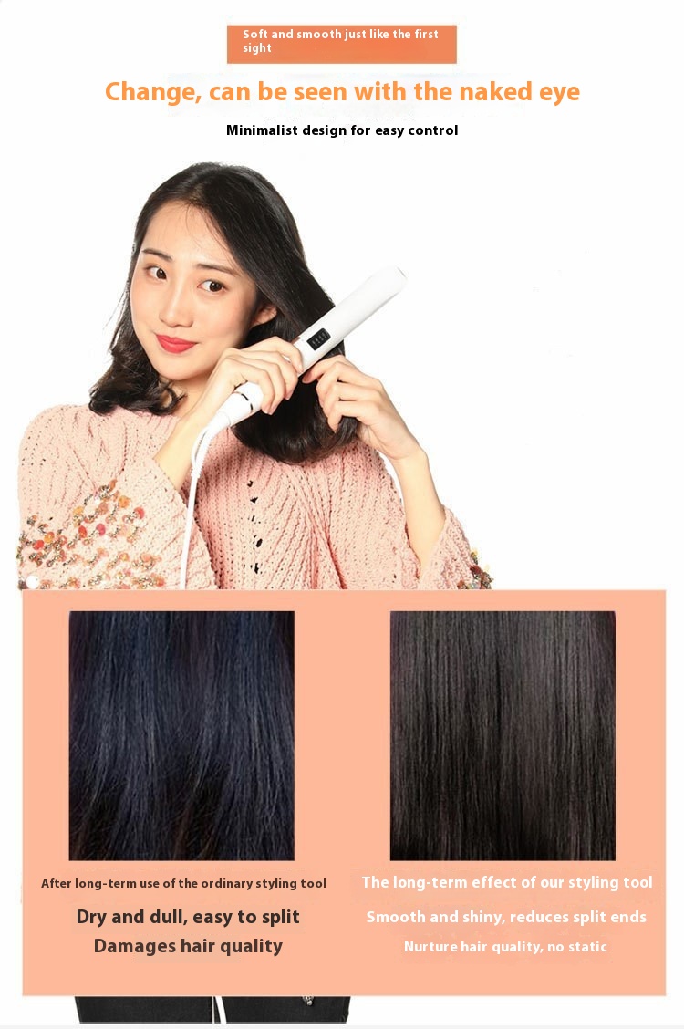 Dual-Purpose Curling Iron Styling