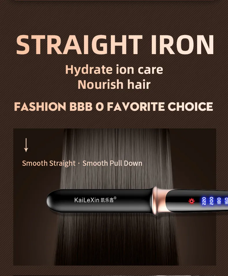 Factory Wholesale Professional Home Use Elegant Portable Smart Automatic Curling Hair Curler Flat Iron