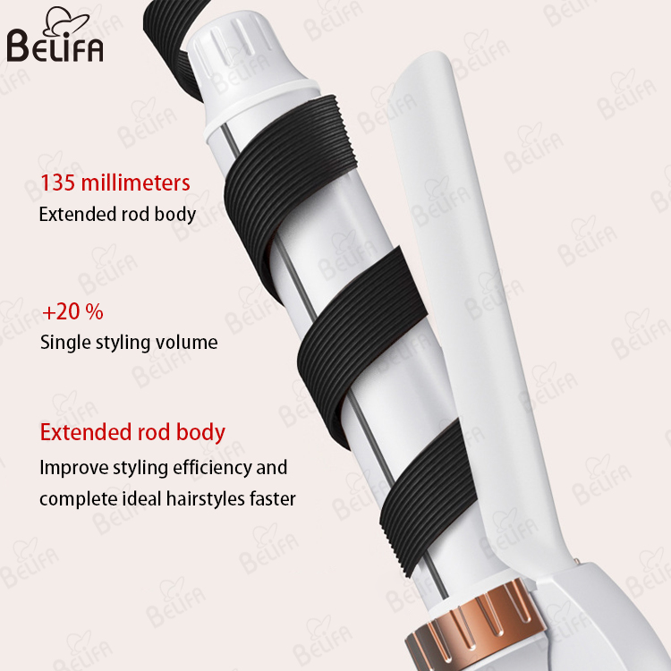 Professional Hair Curler Ceramic Curling Irons 360 Degree Swivel Wire 1 Inch/25mm Curling Iron