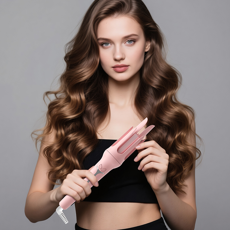 Smart Auto-Rotating Hair Curler Iron 32mm - Electric Curling Wand for Salon &amp; Home Use (140&deg;C-230&deg;C)