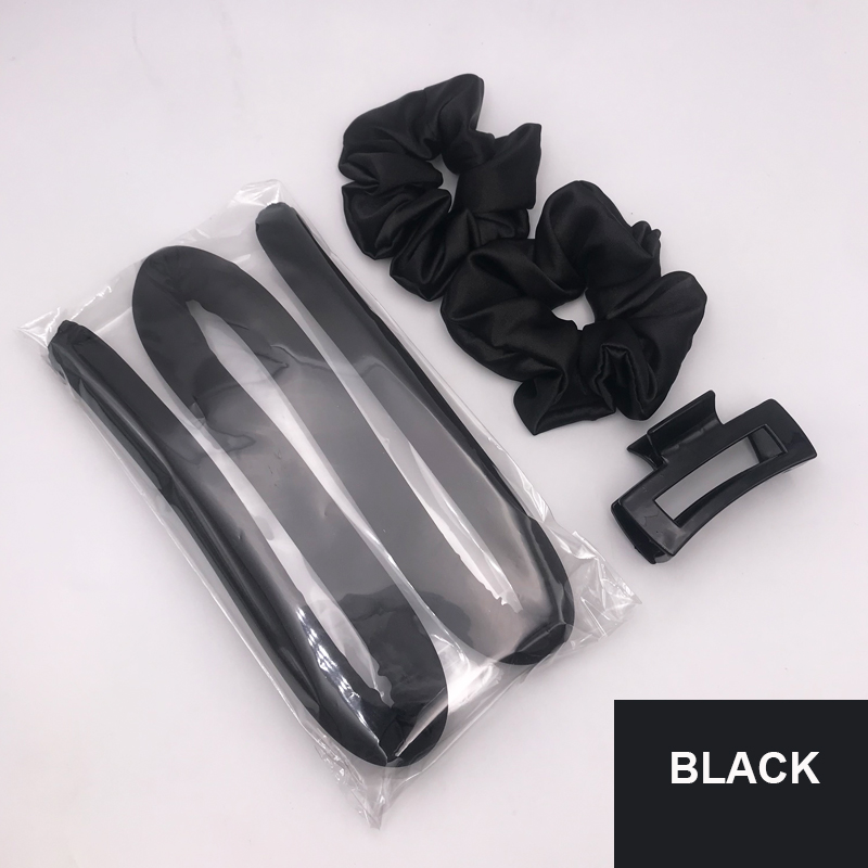 Heatless hair roller style 3