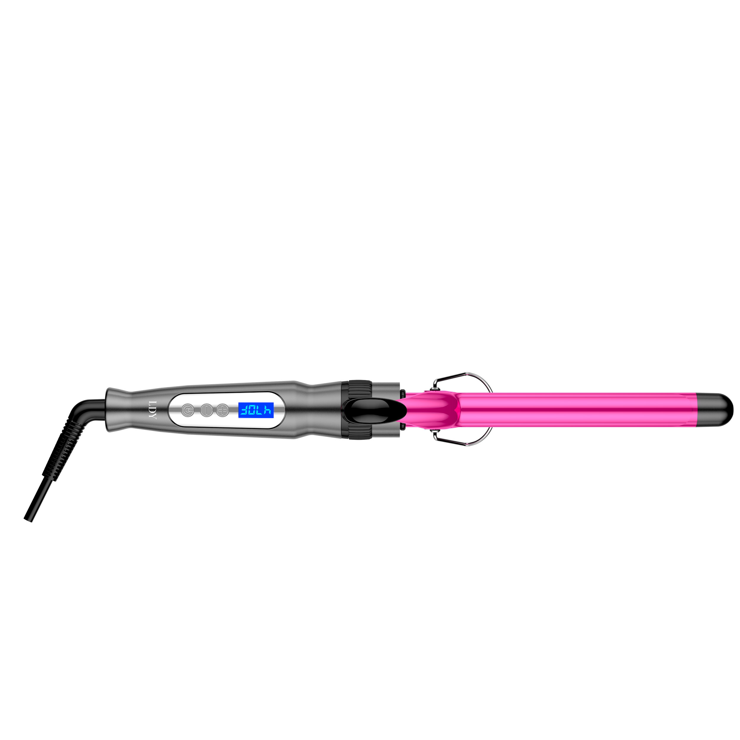 AnnWu New Professional Salon Hair Straightener Comb 3 in 1 Curl Waver Wand Curling Iron Triple Rotating 3 Barrel Hair Curler
