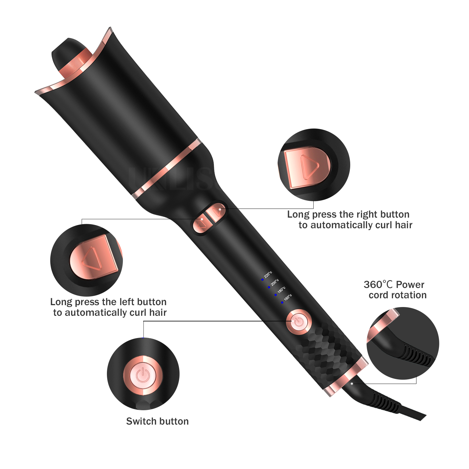 Automatic Hair Curler Feature 2