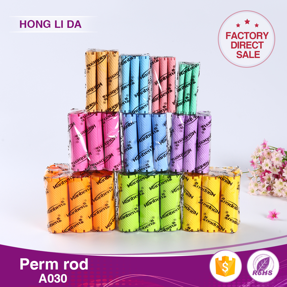 Best Selling Hot Hair Rollers Perm Rods Factory Supply Elastic Material Standard Perm Roller for Long Short Hair Curling