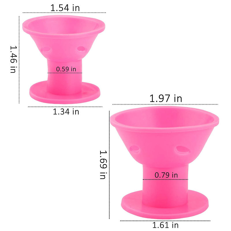 Silicone Mushroom Hair Curler, No Heat Hair Curling Rod, Soft Reusable DIY Curling Tool for Women