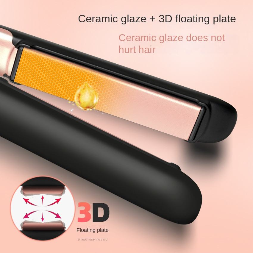 Save This Dual-Purpose Titanium Hair Straightener &amp; Curling Iron with Negative Ion Tech and Constant Temperature Control. Crafted with Titanium Plates for Fast,