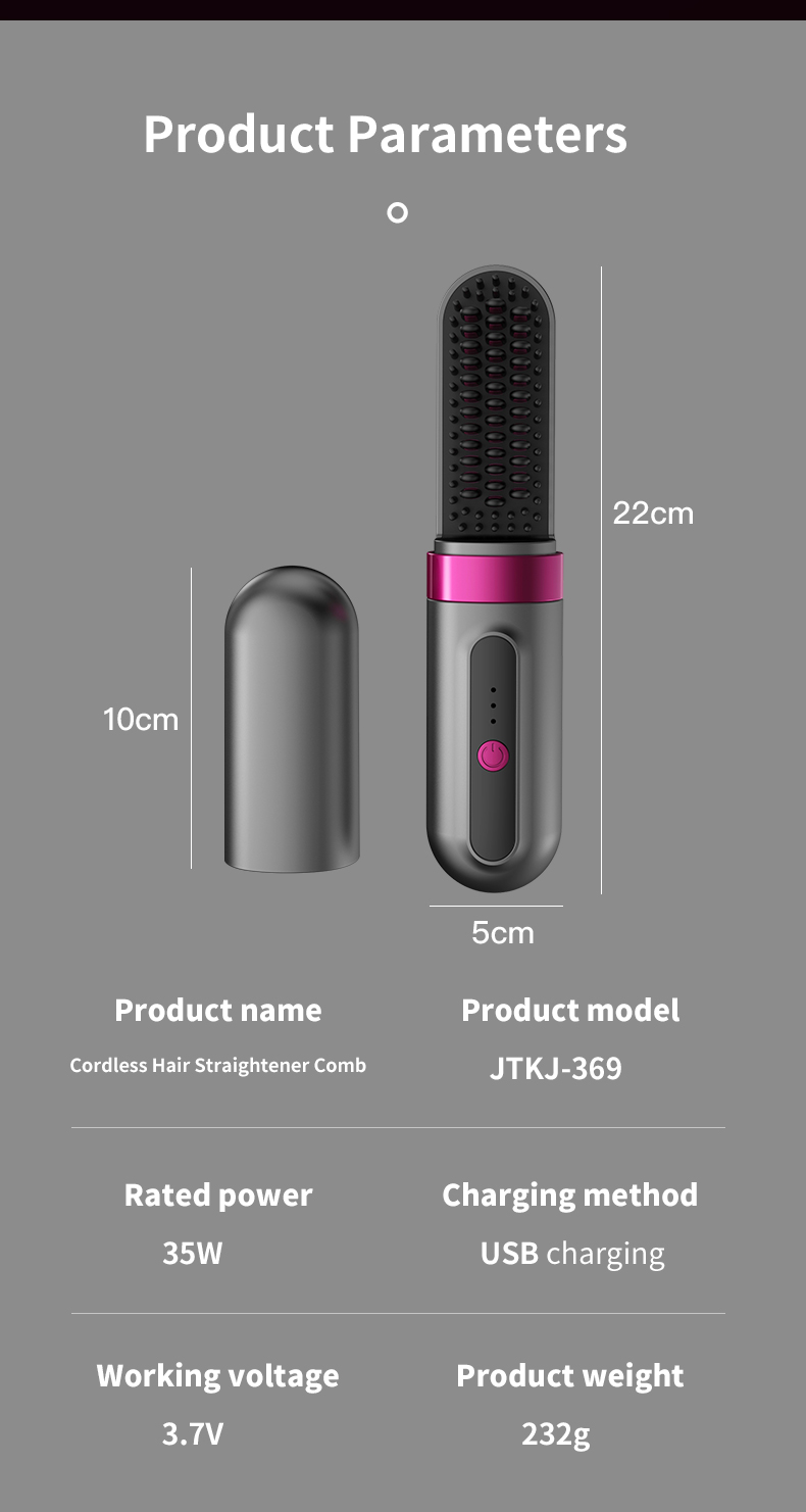 Fast Heating Straightener Comb