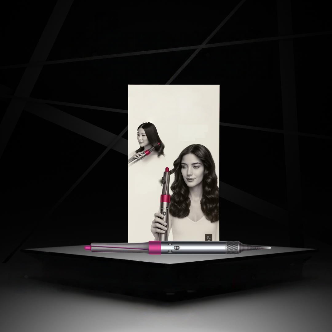 Premium Multi-Attachment Hair Styler Fast Airflow Curling Wand Intelligent Heat Control for All Hair Types