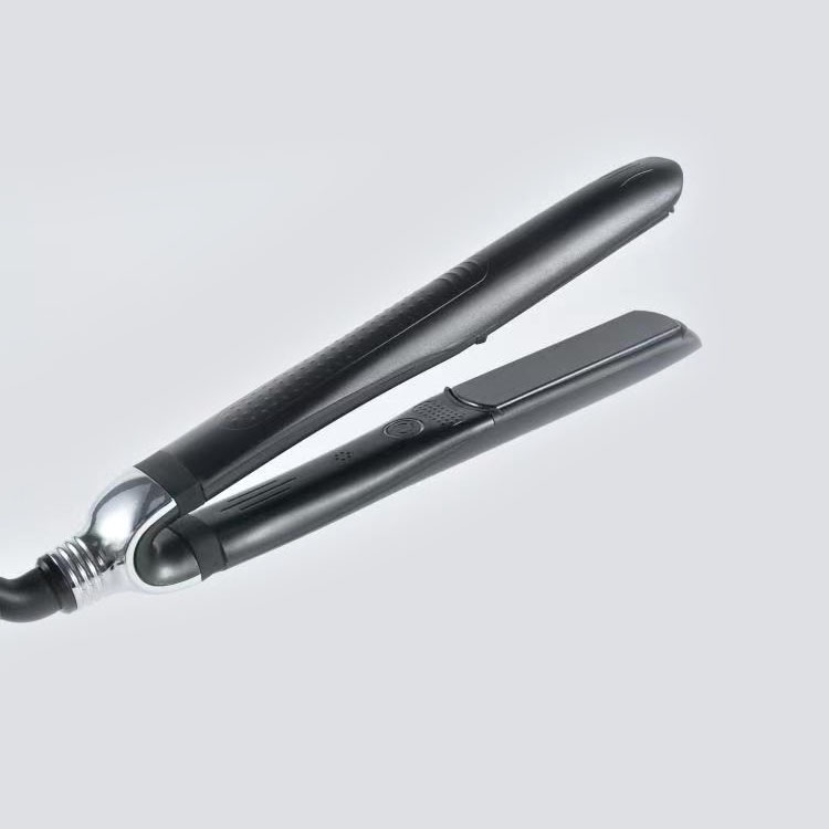 Platinum Electric Hair Straightener &amp; Curling Iron with LED Display Aluminum Plate Portable for Outdoor Household &amp; Hotel Use
