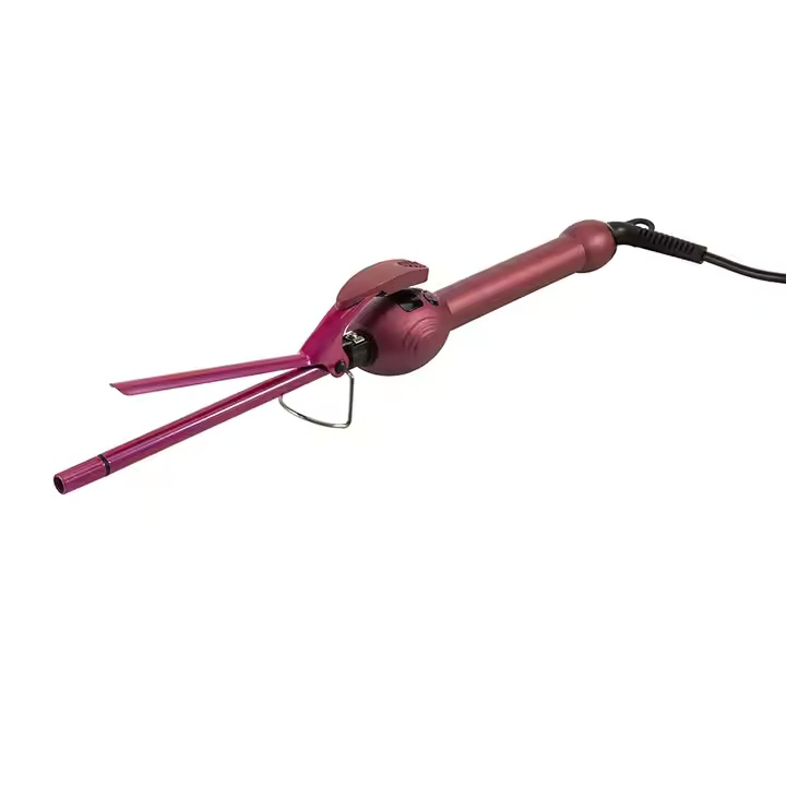 Negative Ions Curling Iron Ceramic Tourmaline Coating Long Barrel Curling Wand Dual Voltage Thin Mini Fast Heating Hair Curler