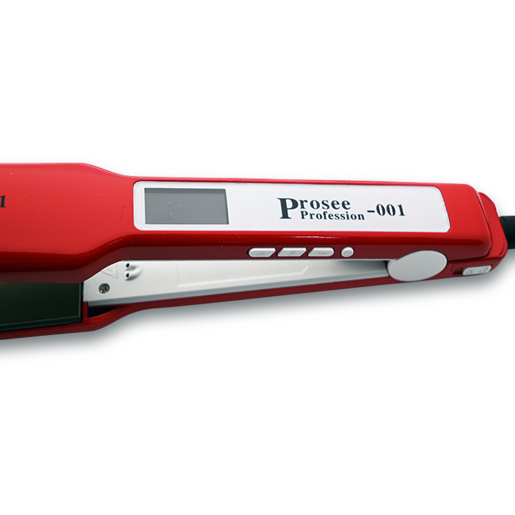 PROSEE US Hair Straightener LED Display Hair Curling Tools Barber Shop Titanium 110-240V 2.5m Line Professional Hair Curler