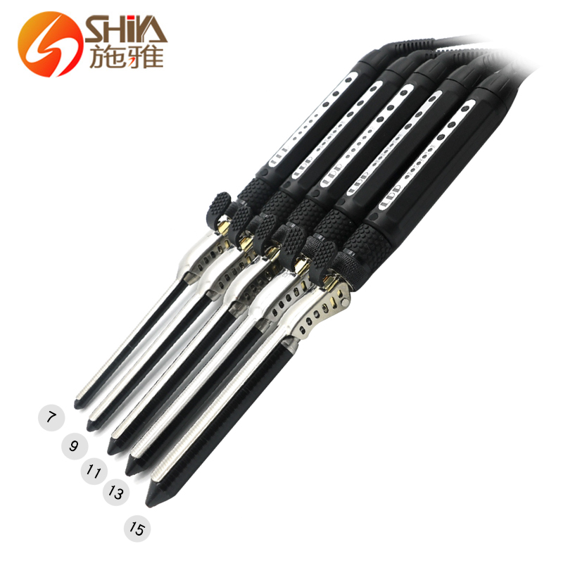 7mm Manual Rotating Wand Iron Automatic Curling Iron Professional Man Short Hair for Men Hair Curler Machine Roller