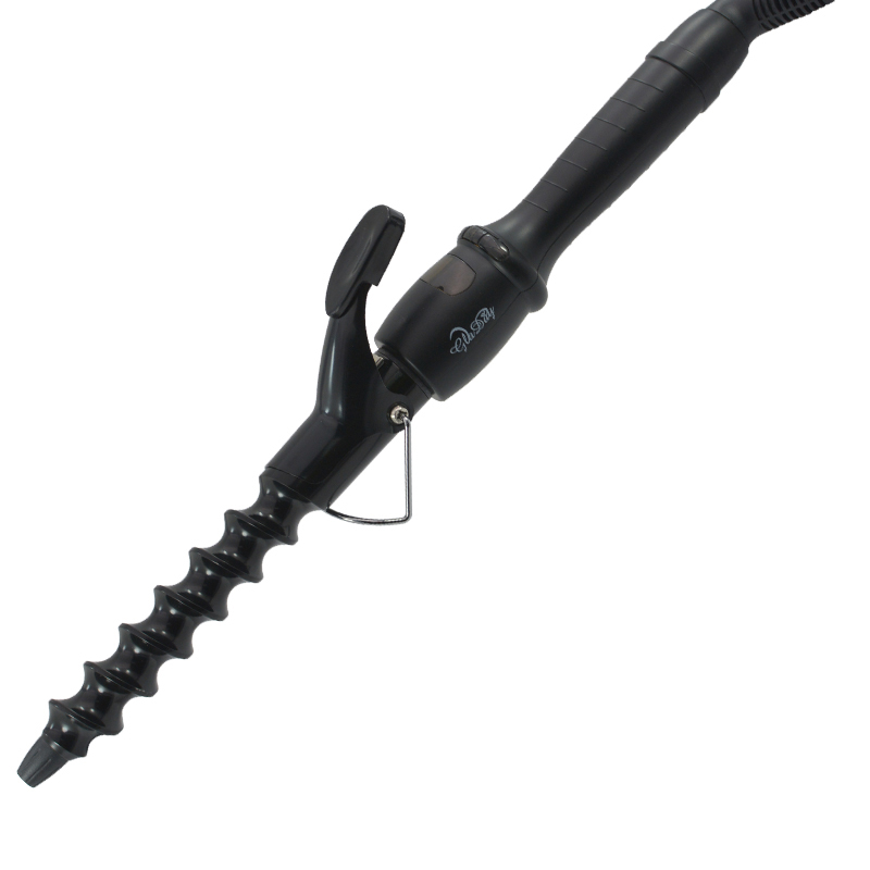Gladay New Technology Electric Aluminum PTC Hair Curler 25/32 Mm 45-65W LCD Display Spiral Hair Curing Tong Spiral Hair Rollers