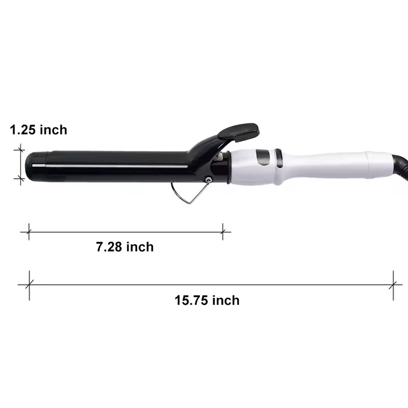 25mm/28mm /32mm Ceramic Automatic Rotating Hair Curler Private Label Curling Wand Long Barrel Curling Iron