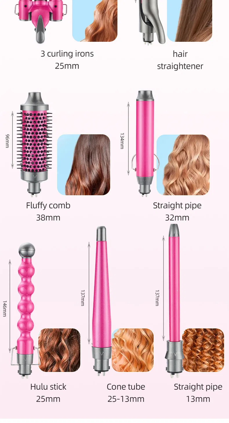 Multi Functional Ceramic Hair Curler
