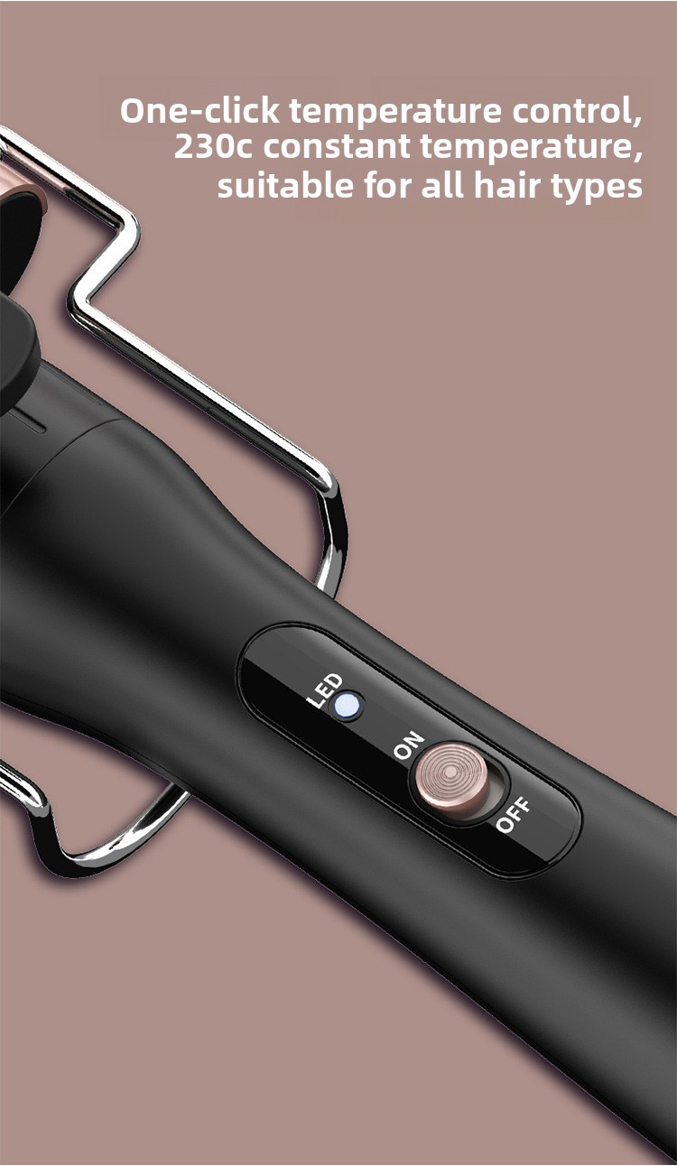 2025 Hot Selling LED Head-Changing 5-in-1 Curling Iron Set Quality Ceramic Electric Straight Curling Iron Curling Comb