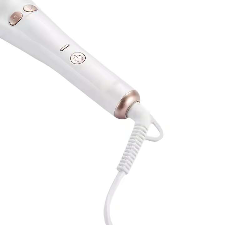 Professional Adjustable to Adjust Left and Right Rotation Button LED Display Hair Curling Iron Automatic Hair Curler