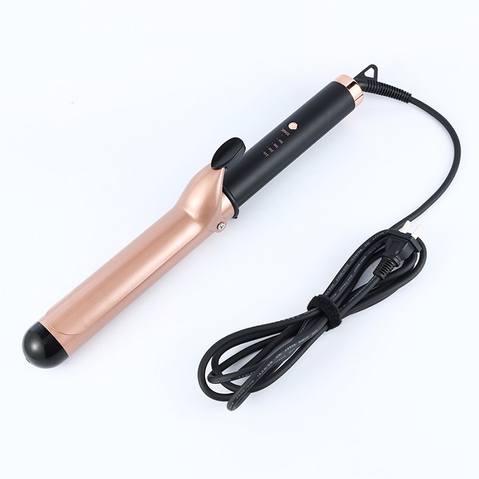Electric Hair Curling Iron Negative Ion Ceramic Flat Iron Professional for Home LED Digital Display PTC 360 Degree Swivel Cable
