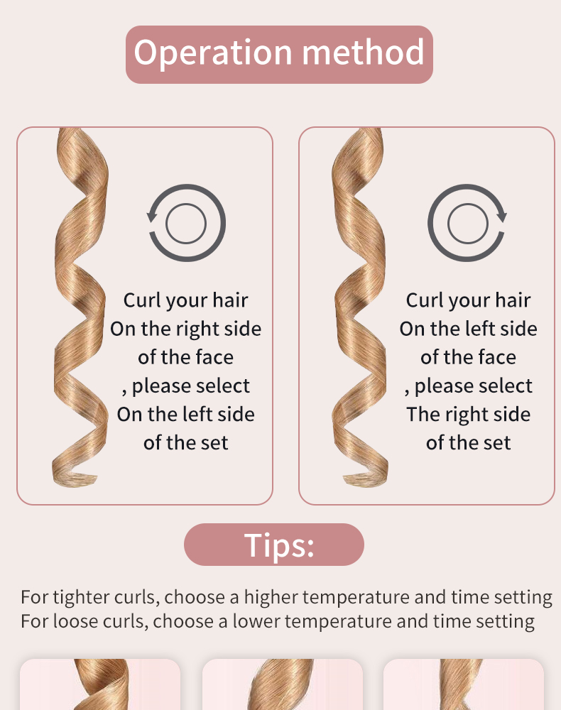 Portable Automatic Rotating Curling Iron USB Wireless Liquid Crystal Curling Iron Smart Lazy Electric Hairdresser