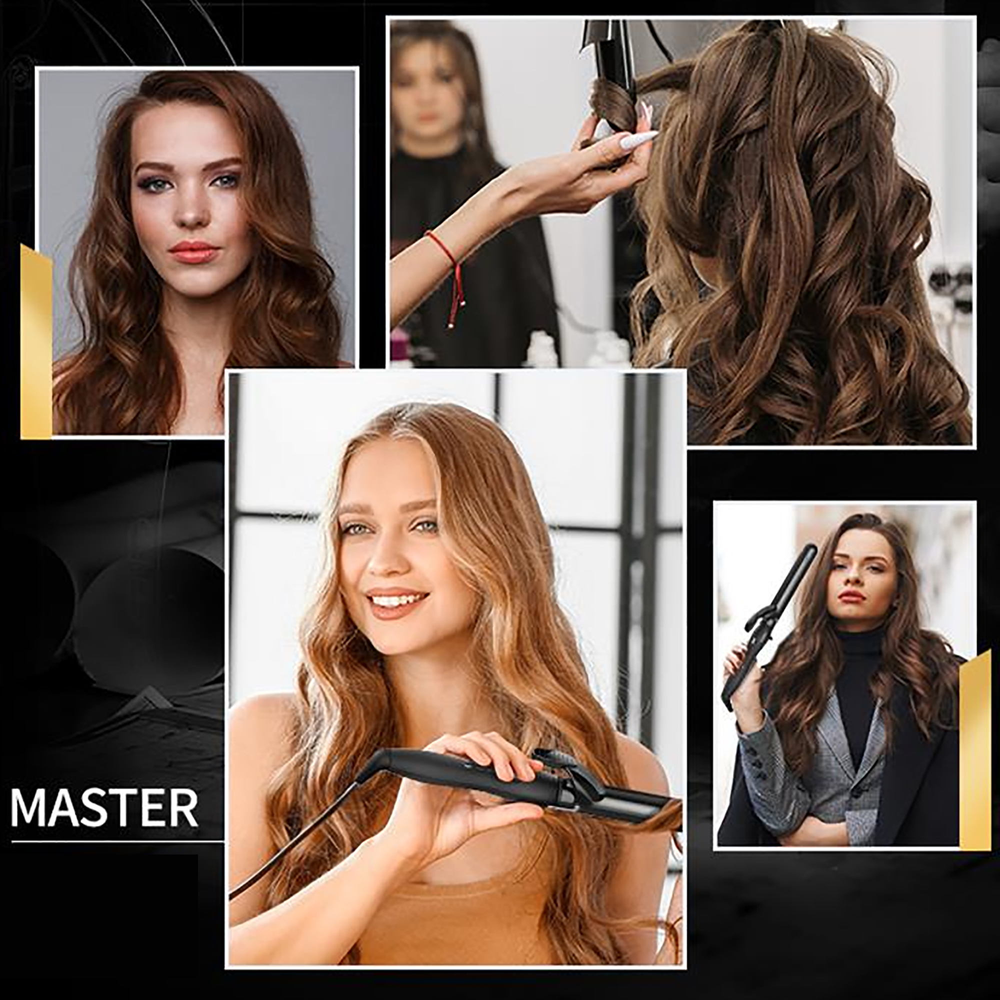 Sonifer SF-9585 Hair Curling Iron Hair Curler Private New Easy Styler Hair Salon Equipment Curler Curling Irons