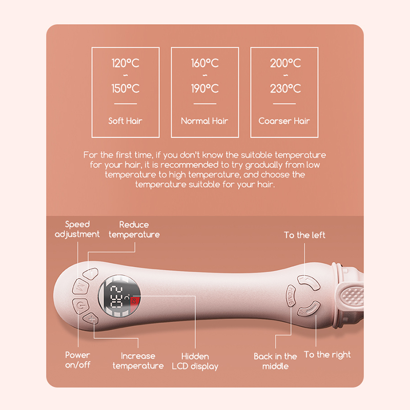 Automatic Hair Curler Rotating Hair Curling Wand Tong Set Iron Waves Tourmaline Ceramic Curler Hair Styling Tools