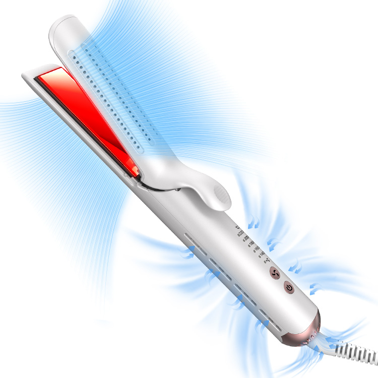 Bidisco Wholesale 2 in 1 Professional Flat Iron and Curler Hair Tools
